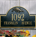 Miller's has a large selection of address plaques.