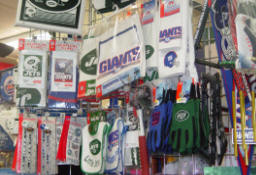 We have Yankees, Mets, Giants, Jets gear in stock!