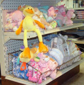 We have a nice selection of stuffed animals!